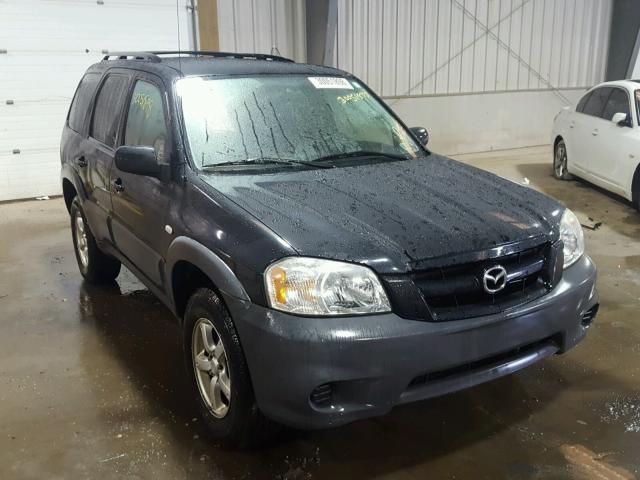 4F2YZ92Z25KM46025 - 2005 MAZDA TRIBUTE I BLACK photo 1