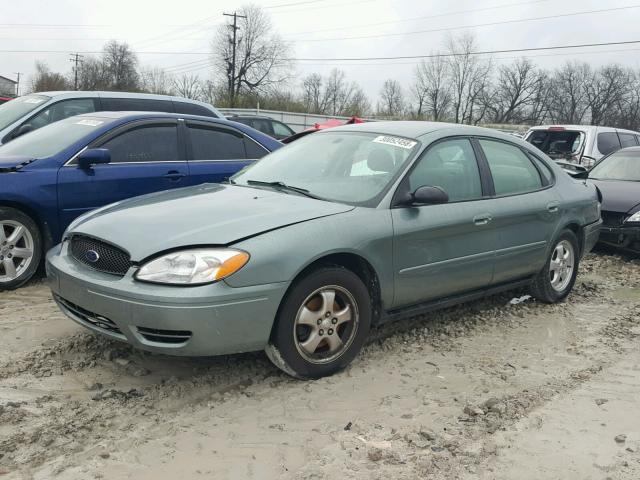 1FAFP53U86A201400 - 2006 FORD TAURUS SE GREEN photo 2