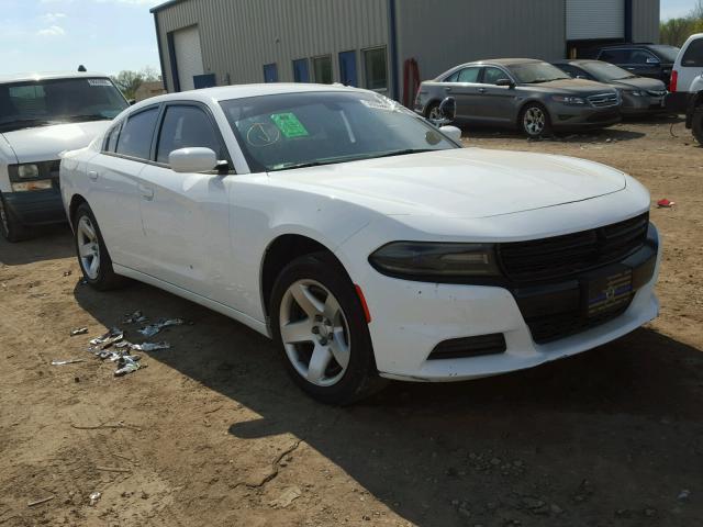 2C3CDXAT7HH569670 - 2017 DODGE CHARGER PO WHITE photo 1