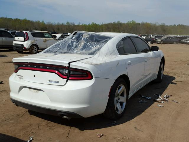 2C3CDXAT7HH569670 - 2017 DODGE CHARGER PO WHITE photo 4