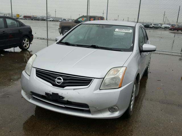 3N1AB6AP8BL697505 - 2011 NISSAN SENTRA 2.0 SILVER photo 2