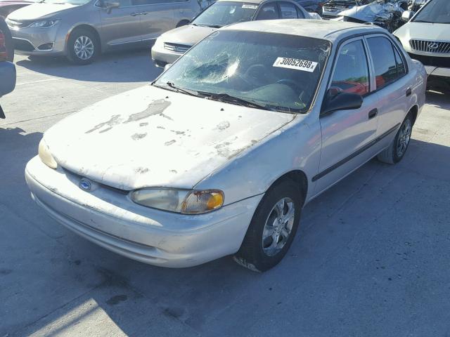 1Y1SK52871Z430989 - 2001 CHEVROLET GEO PRIZM SILVER photo 2