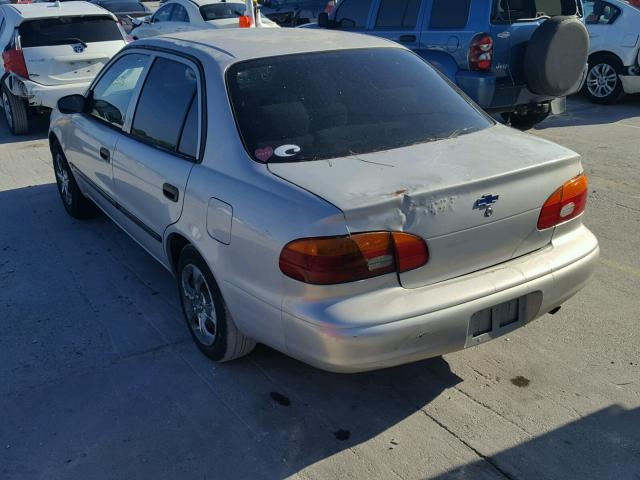 1Y1SK52871Z430989 - 2001 CHEVROLET GEO PRIZM 银色 照片 3