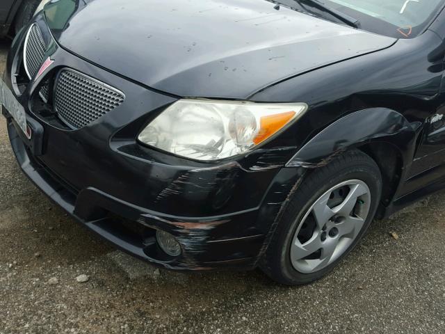 5Y2SL65856Z431598 - 2006 PONTIAC VIBE BLACK photo 9