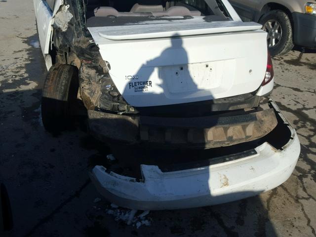 1G8AJ54F24Z171700 - 2004 SATURN ION LEVEL WHITE photo 9
