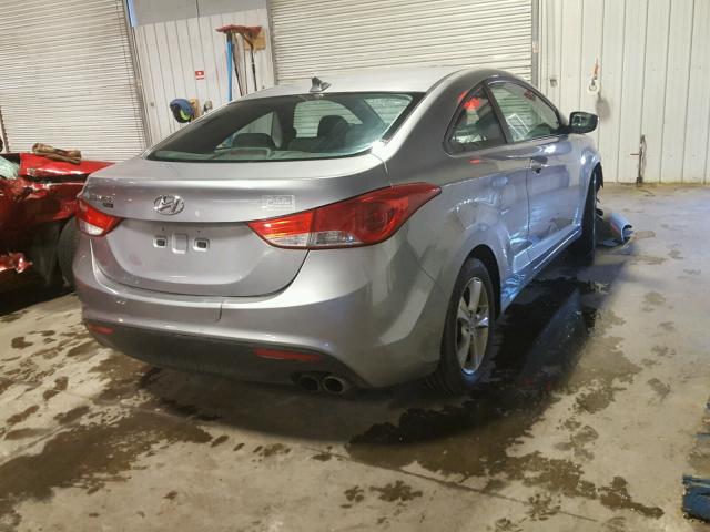 KMHDH6AE1DU005953 - 2013 HYUNDAI ELANTRA CO GRAY photo 4