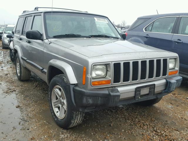 1J4FF48S51L532327 - 2001 JEEP CHEROKEE S SILVER photo 1