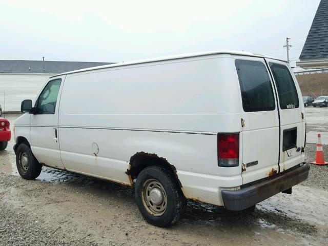 1FTRE14W96DA83958 - 2006 FORD ECONOLINE WHITE photo 3