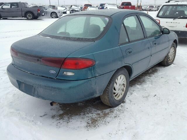 1FALP13P0VW285557 - 1997 FORD ESCORT LX TEAL photo 4