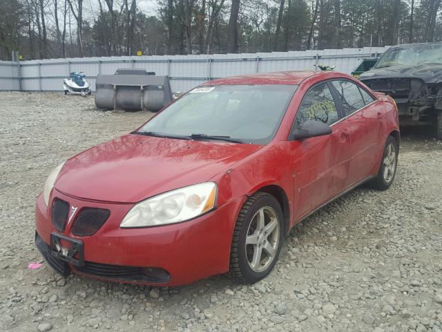 1G2ZG58B574209781 - 2007 PONTIAC G6 BASE RED photo 2