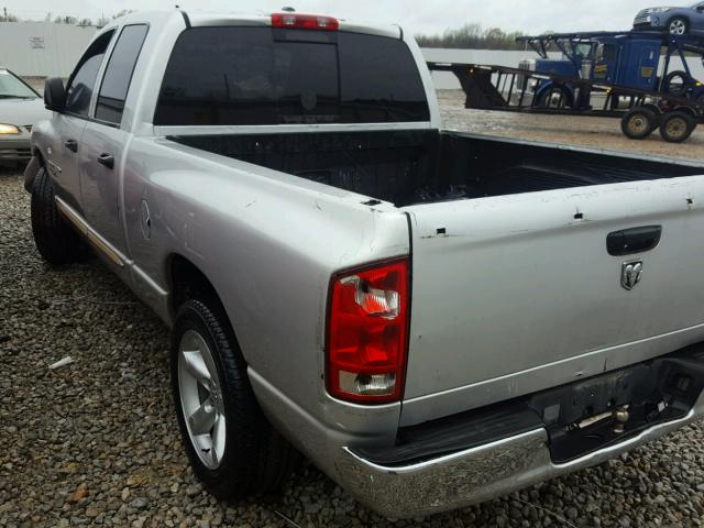 1D7HA18N76S550076 - 2006 DODGE RAM 1500 S SILVER photo 3