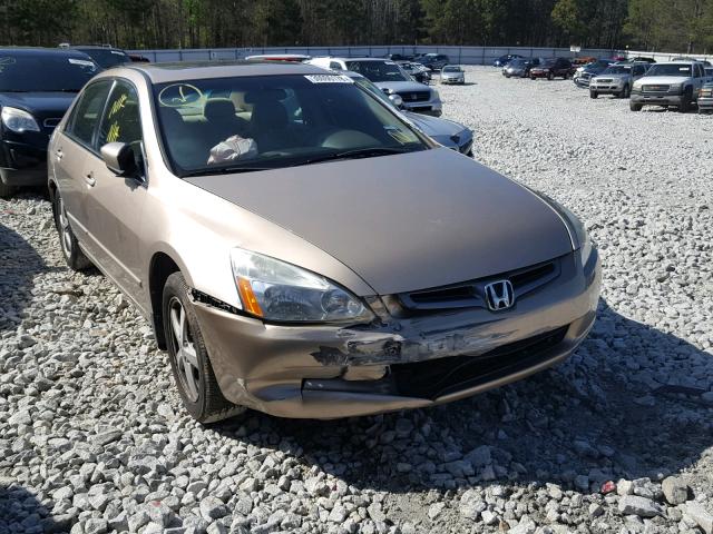 1HGCM56664A117318 - 2004 HONDA ACCORD EX GOLD photo 1