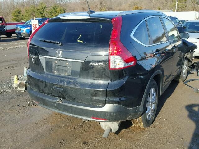 2HKRM4H79DH681613 - 2013 HONDA CR-V EXL BLACK photo 4