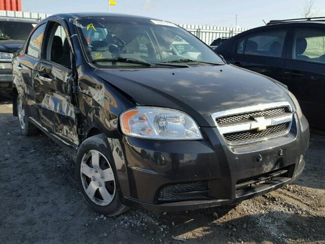 3G1TB5DG4BL138716 - 2011 CHEVROLET AVEO LS BLACK photo 1