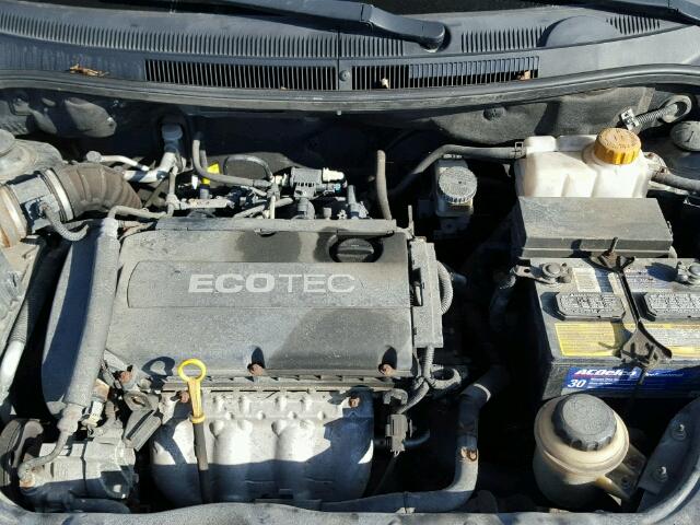 3G1TB5DG4BL138716 - 2011 CHEVROLET AVEO LS BLACK photo 7