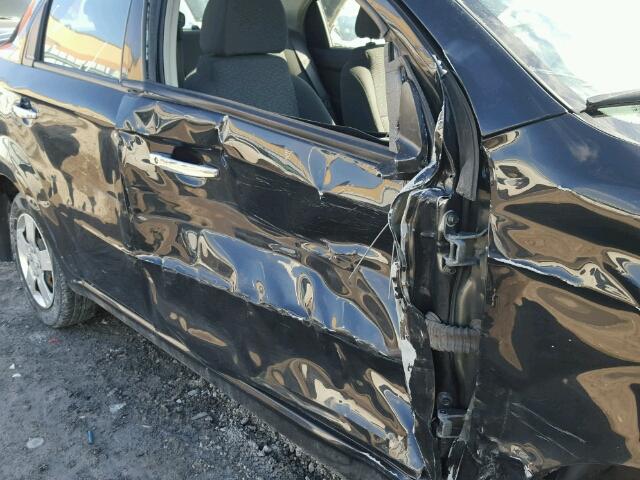 3G1TB5DG4BL138716 - 2011 CHEVROLET AVEO LS BLACK photo 9