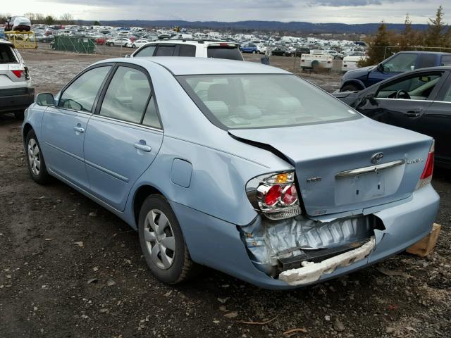 4T1BE32K66U728624 - 2006 TOYOTA CAMRY LE BLUE photo 3