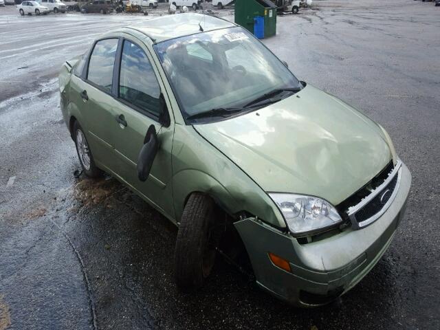 1FAFP34N97W312103 - 2007 FORD FOCUS ZX4 GREEN photo 1