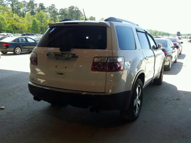 1GKKRSED0BJ218611 - 2011 GMC ACADIA SLT თეთრი ფოტო 4