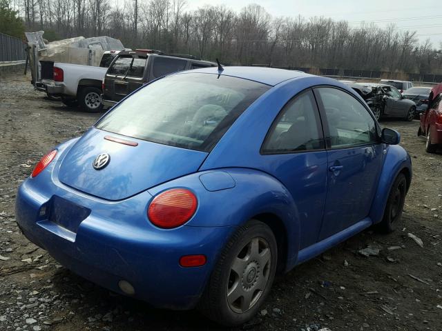 3VWCT21C61M406031 - 2001 VOLKSWAGEN NEW BEETLE 蓝色 照片 4