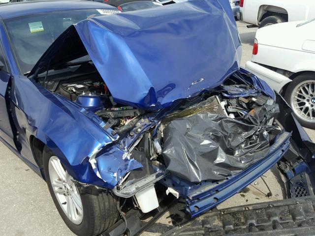 1ZVBP8AM1E5228729 - 2014 FORD MUSTANG BLUE photo 9