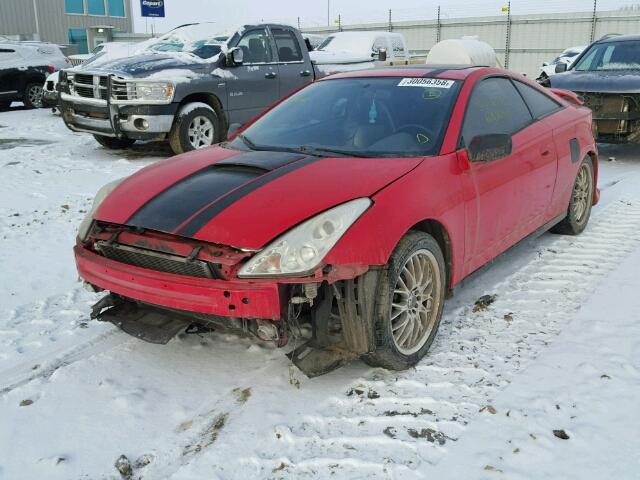 JTDDY32T1Y0005738 - 2000 TOYOTA CELICA GT- RED photo 2