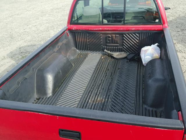 1GCCS1442T8211040 - 1996 CHEVROLET S TRUCK S1 RED photo 6
