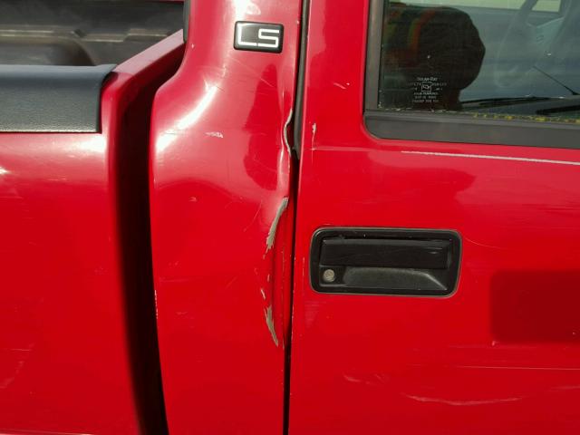 1GCCS1442T8211040 - 1996 CHEVROLET S TRUCK S1 RED photo 9