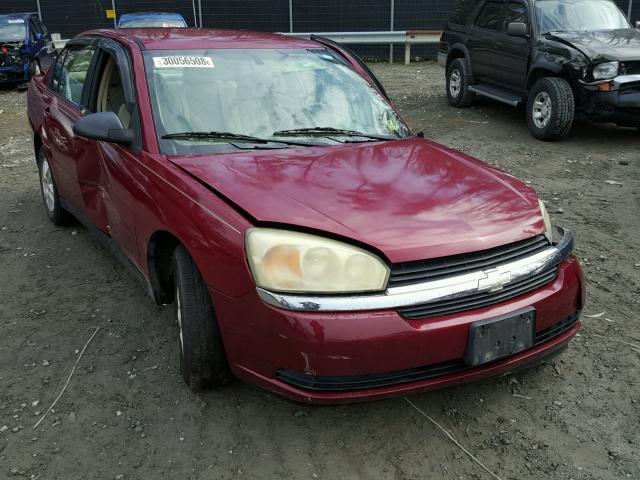 1G1ZT52834F118070 - 2004 CHEVROLET MALIBU LS Bordo foto 1