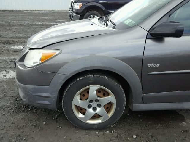 5Y2SM63825Z442797 - 2005 PONTIAC VIBE GRAY photo 9