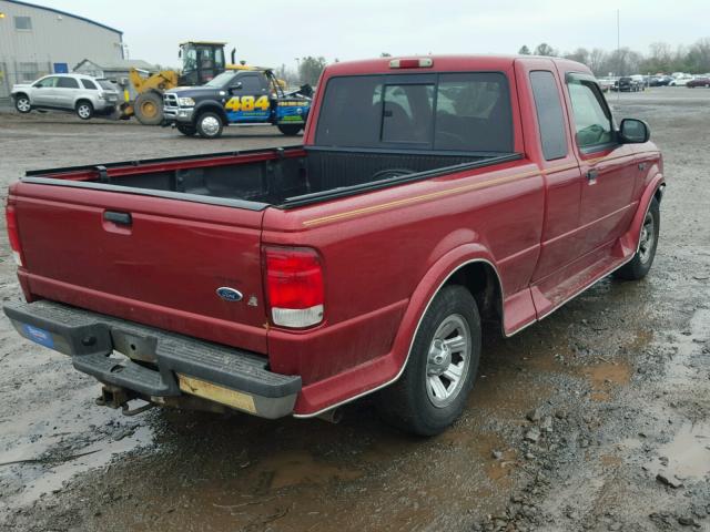 1FTYR14V3YTA66752 - 2000 FORD RANGER SUP RED photo 4