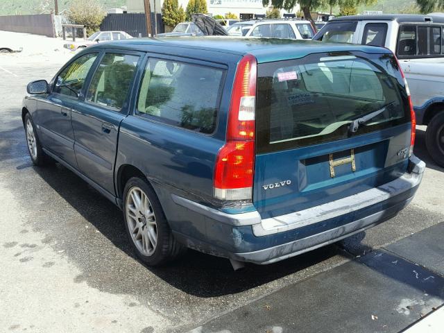 YV1SW53D311008599 - 2001 VOLVO V70 T5 TUR GREEN photo 3