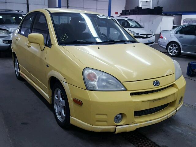 JS2RA41S735151975 - 2003 SUZUKI AERIO S YELLOW photo 1