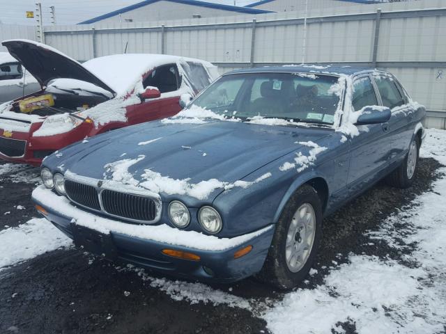 SAJHX1049XC863333 - 1999 JAGUAR XJ8 BLUE photo 2