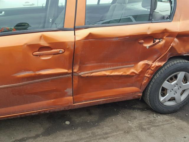 1G1AL55F167604493 - 2006 CHEVROLET COBALT LT ORANGE photo 10