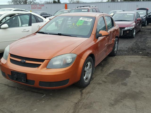 1G1AL55F167604493 - 2006 CHEVROLET COBALT LT ORANGE photo 2