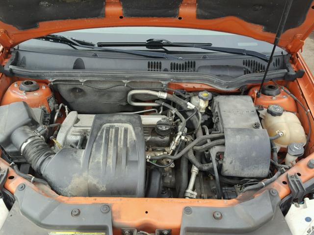 1G1AL55F167604493 - 2006 CHEVROLET COBALT LT ORANGE photo 7