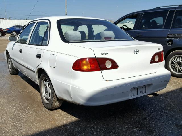 1NXBR12E72Z627475 - 2002 TOYOTA COROLLA CE WHITE photo 3