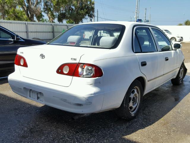 1NXBR12E72Z627475 - 2002 TOYOTA COROLLA CE WHITE photo 4