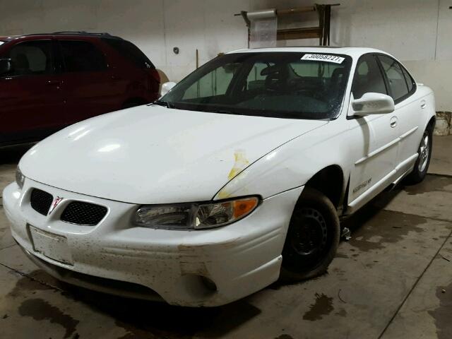 1G2WP52K11F163650 - 2001 PONTIAC GRAND PRIX WHITE photo 2