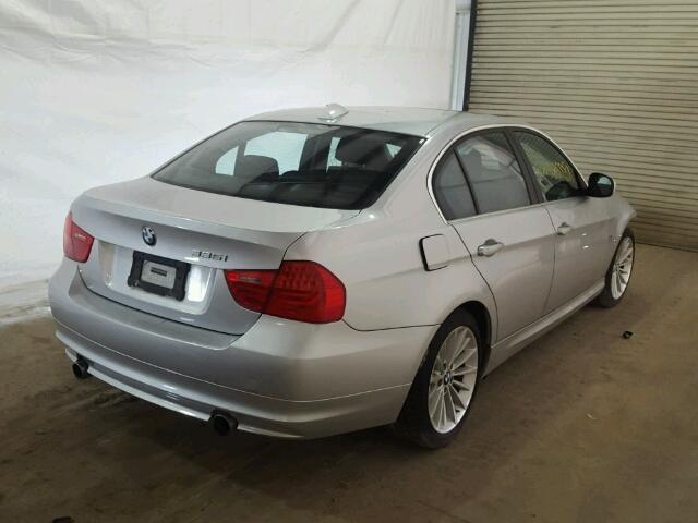 WBAPL3C51AA408708 - 2010 BMW 335 XI SILVER photo 4