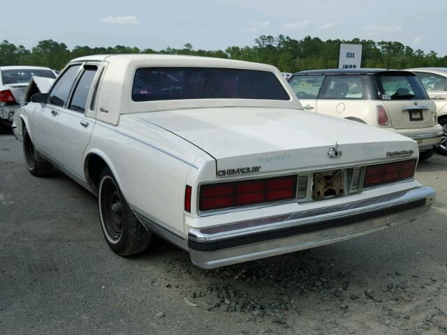 1G1BU54E0LA118086 - 1990 CHEVROLET CAPRICE WHITE photo 3