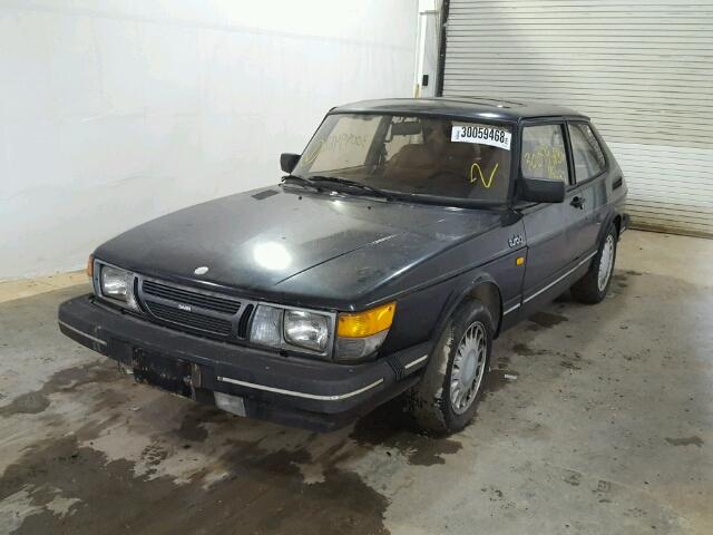 YS3AD36L9G2026602 - 1986 SAAB 900 BLACK photo 2