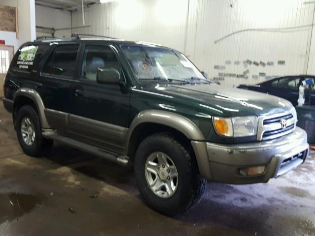 JT3HN87R1Y0287114 - 2000 TOYOTA 4RUNNER LI GREEN photo 1