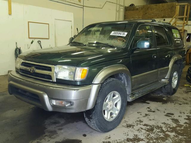 JT3HN87R1Y0287114 - 2000 TOYOTA 4RUNNER LI GREEN photo 2