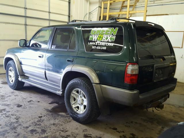 JT3HN87R1Y0287114 - 2000 TOYOTA 4RUNNER LI GREEN photo 3