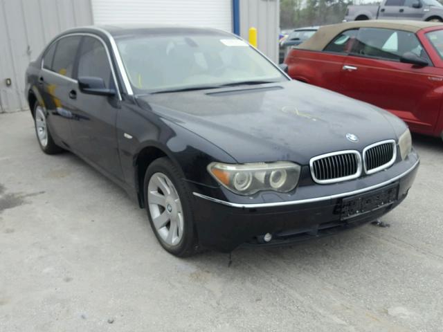 WBAGN63584DS52052 - 2004 BMW 745 LI BLACK photo 1