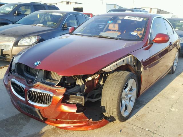 WBAKG7C55BE263897 - 2011 BMW 335 I RED photo 2