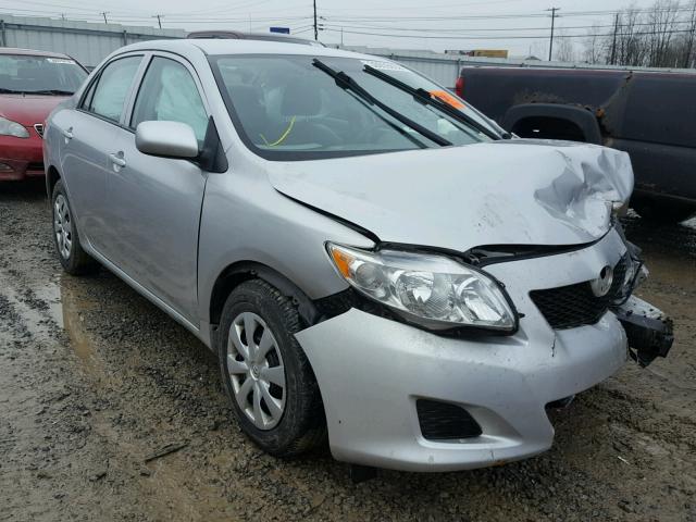 1NXBU4EE7AZ350546 - 2010 TOYOTA COROLLA BA SILVER photo 1