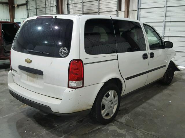 1GNDU23W57D190230 - 2007 CHEVROLET UPLANDER L WHITE photo 4